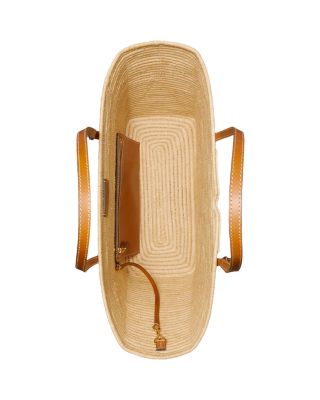 Ella Large Structured Straw Tote 