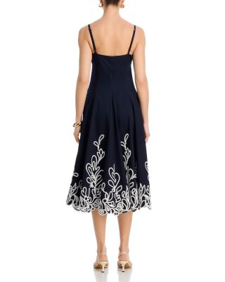 Paisley Bloom Embroidered Dress