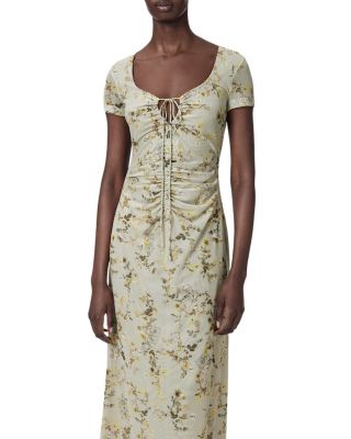 Gabby Floral Mesh Maxi Dress