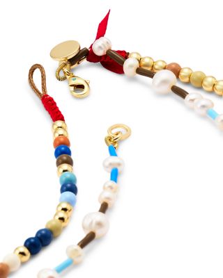 Happy Baby Bead Duo Necklace, 17"