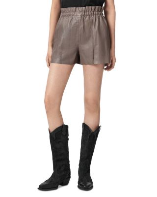 Fran Leather Shorts