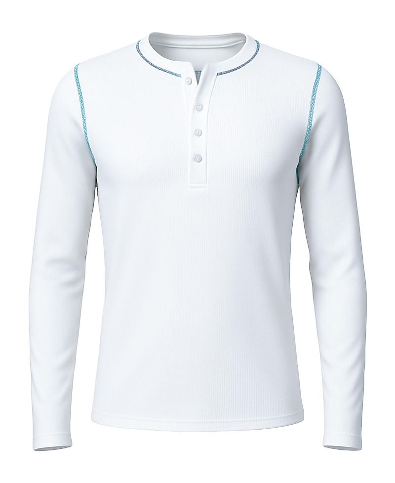 Lucky in Love Girls' Henley Long Sleeve Top - Little Kid, Big Kid