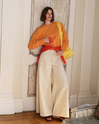 Cable Knit Crewneck Sweater