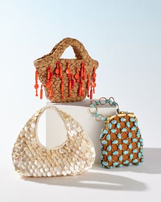 Brielle Suede & Stone Wristlet