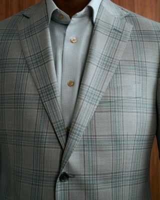 Plaid Regular Fit Sport Coat - Exclusive