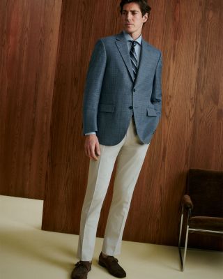 Garment-Dyed Silkochino Slim Fit Pants