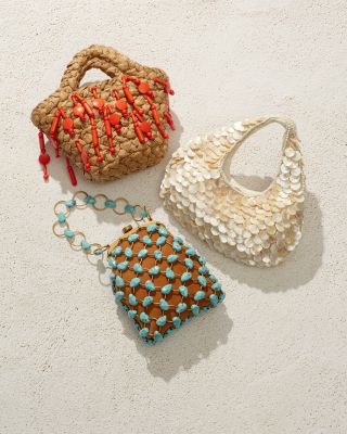 Brielle Suede & Stone Wristlet