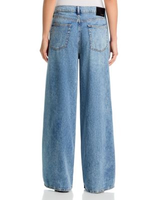 Featherweight Sofie High Rise Wide Leg Jeans in Amalfi
