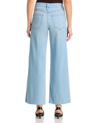 Le Slim Palazzo High Rise Jeans in Hush Raw After