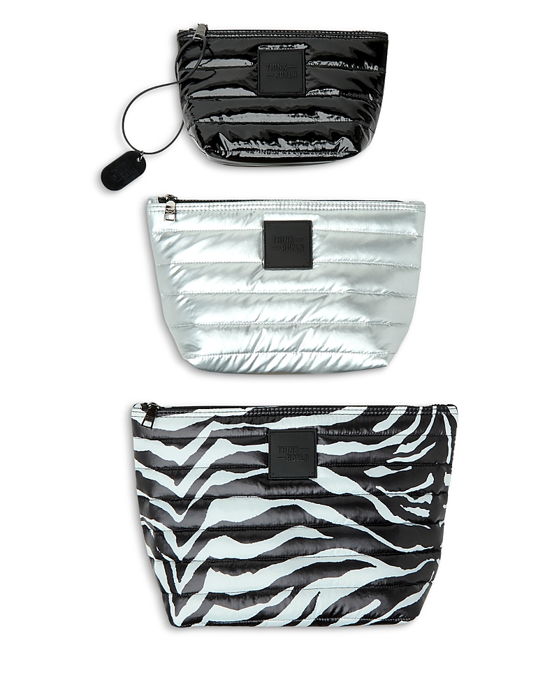 Think Royln Travel Trio Nylon Pouch Kit, Set of 3