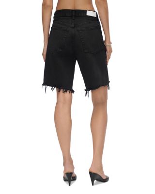 90s Comfy Mid Rise Jean Shorts in Crema