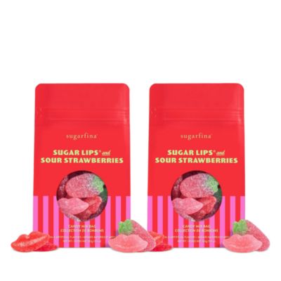 Sugar Lips and Sour Strawberries Candy Bag Duo