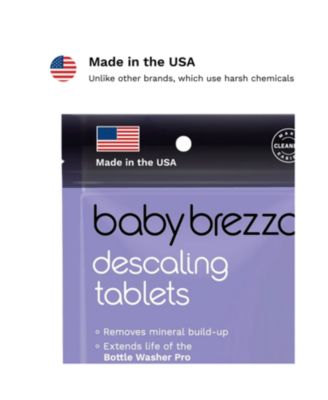 Descaling Tablets for Baby Brezza Bottle Washer Pro and ALL BRANDS of Bottle Washers 