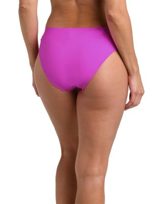 Island Gathered Halter Bikini Top & Side Tie Hipster Bikini Bottom