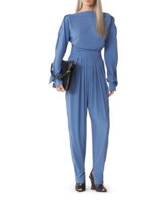 Long-Sleeved Top in Crepe De Chine