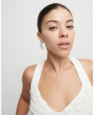  Drop Earrings with Beads