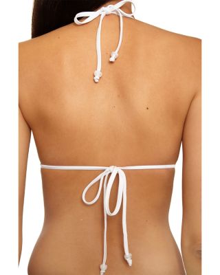 Water Lily Triangle Bikini Top