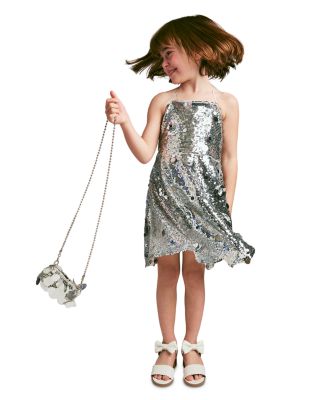Girls' Sequin Halter Dress - Little Kid, Big Kid