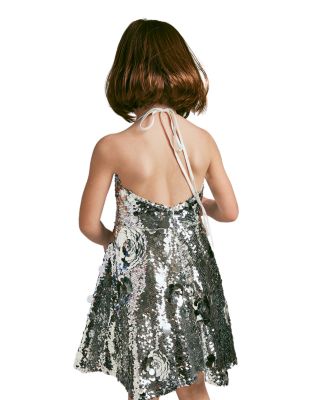 Girls' Sequin Halter Dress - Little Kid, Big Kid