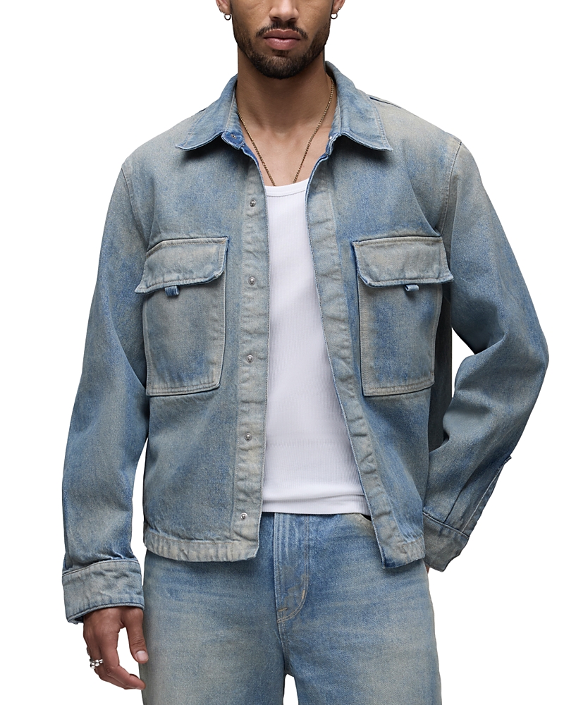 Hudson Long Sleeve Denim Jacket in Tulum