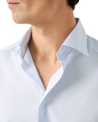 Contemporary Fit Striped Twill Shirt 