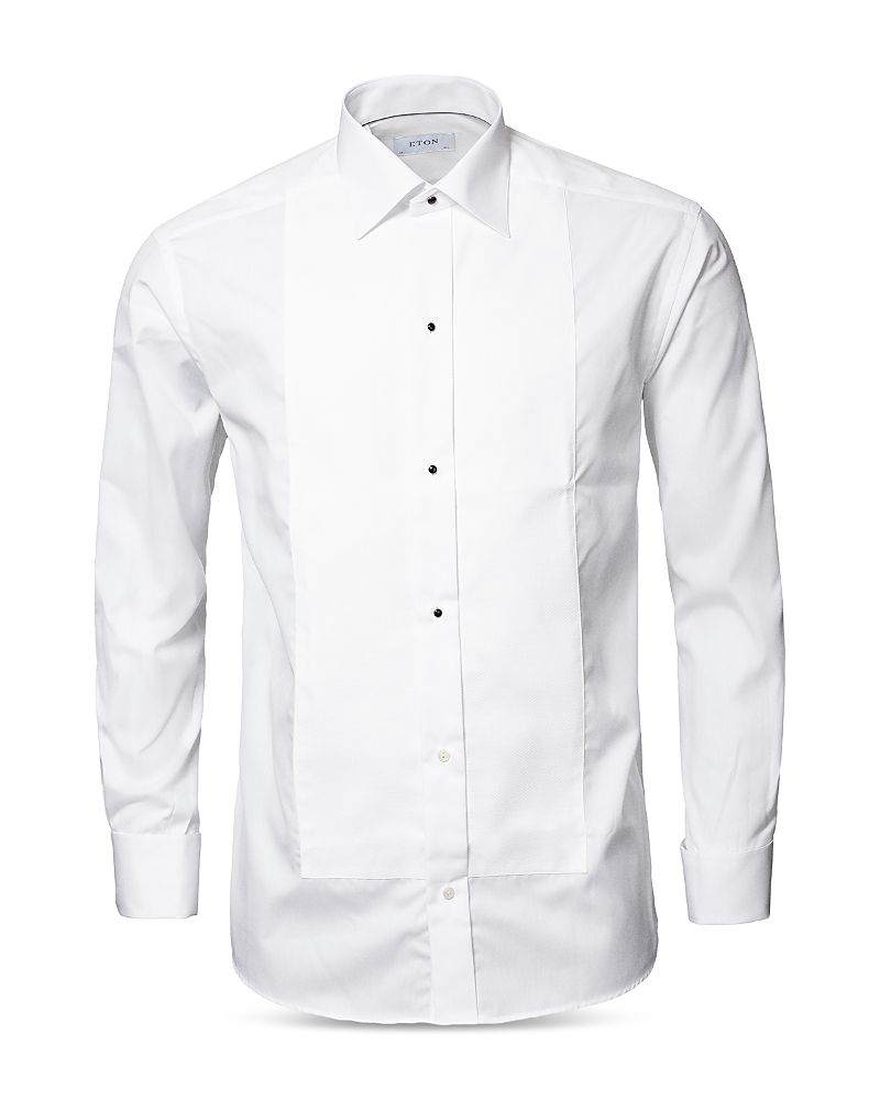 Eton Classic Fit Pique Bib-Front Tuxedo Shirt