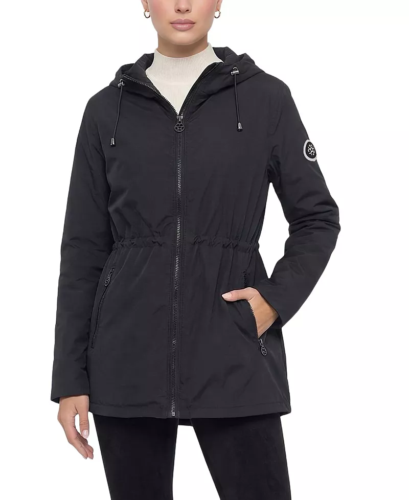 Gorski Lightweight Jacket with Zip Pockets and Concealed Hood