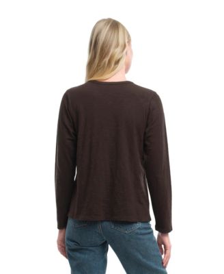 Long Sleeve Baby Fit Shrunken Crew Tee