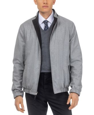  Men's Nubuck Jacket Reversible to Cashmere & Wool Crafted From Loro Piana