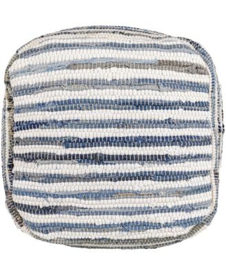 Denim Pouf
