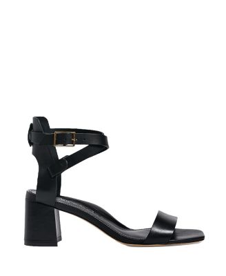  Women's Nappa Brett Block Heel Sandal