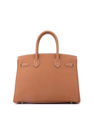 Birkin 30 Handbag Brown Togo with Gold Hardware