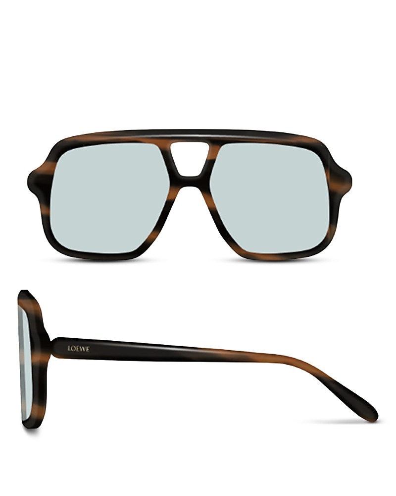 Loewe Slim Rectangular Sunglasses, 54mm · OS