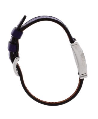 Heure H Quartz Watch in Stainless Steel and Leather 17mm