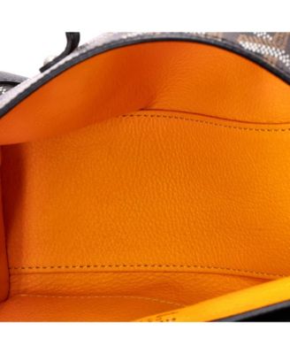  Mini Saigon Top Handle Bag Coated Canvas with Leather