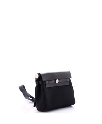 20 Herbag Zip Toile and Leather