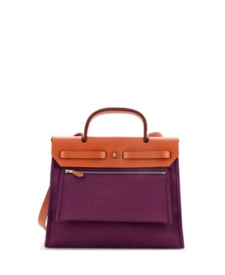 31 Herbag Zip Leather and Toile