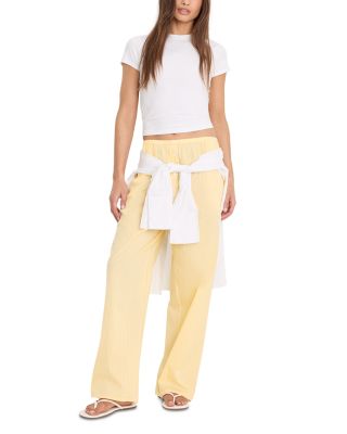 Poplin Pull On Pants