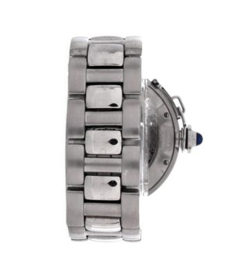  Pasha de Cartier GMT Power Reserve Automatic Watch in Stainless Steel 38mm