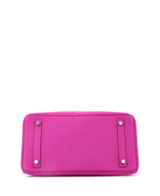 Birkin 30 Handbag Pink Epsom with Palladium Hardware