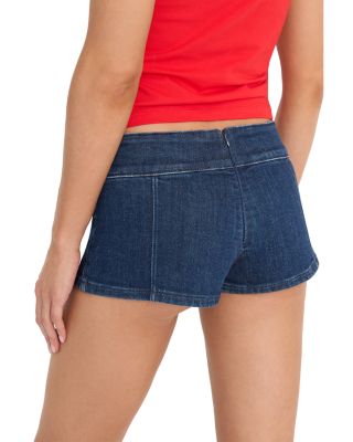 Denim Micro Shorts in Indigo1169