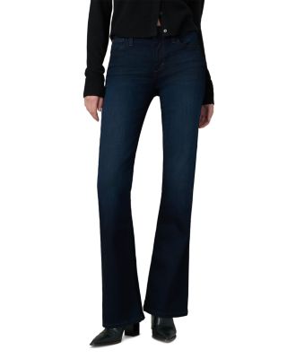The Provocateur Mid Rise Petite Flare Jeans in Selma