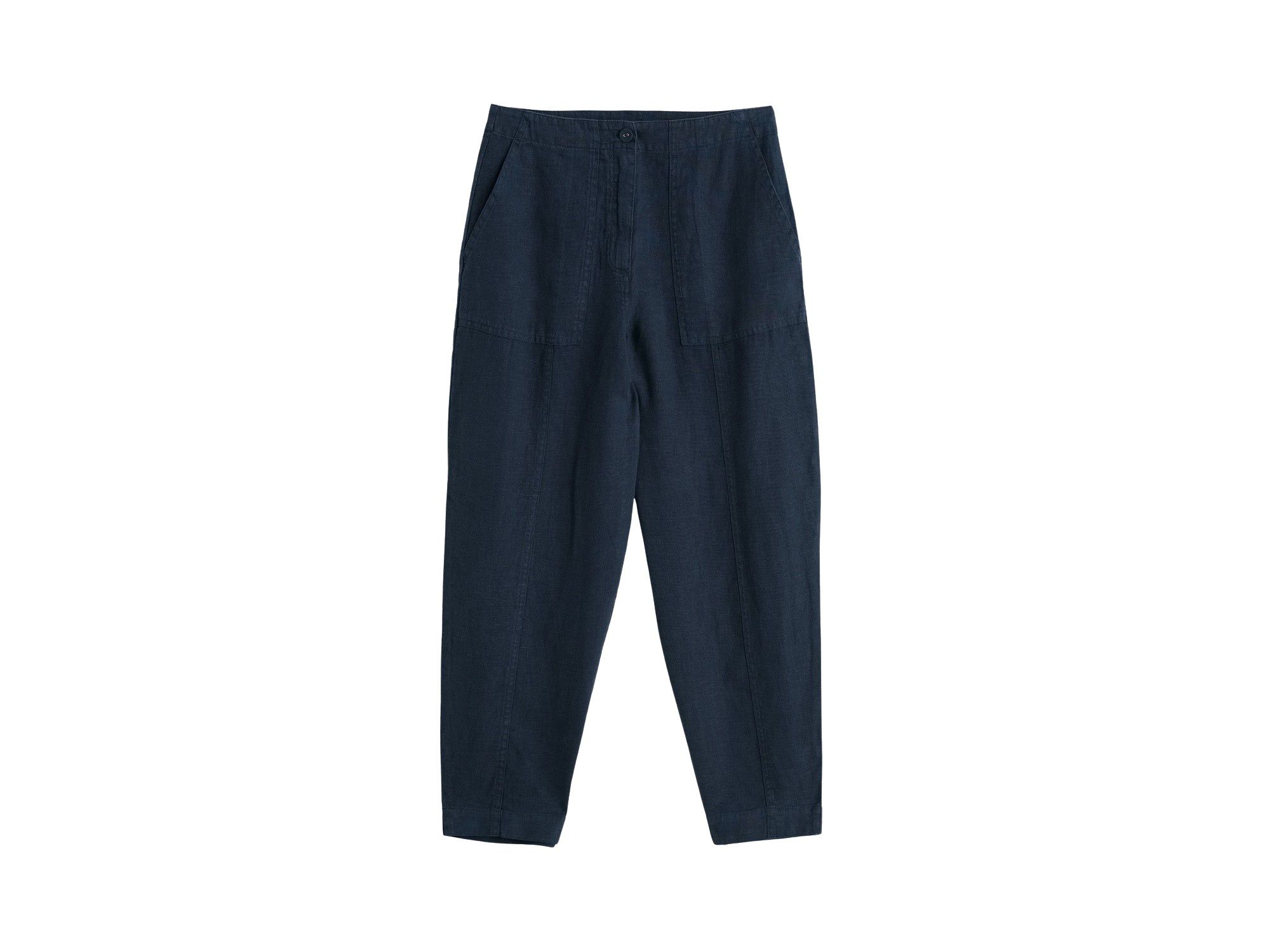 Saltings Linen Cropped Trousers — Image 3