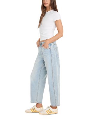 Vintage High Rise Barrel Ankle Jeans in Indigo1351