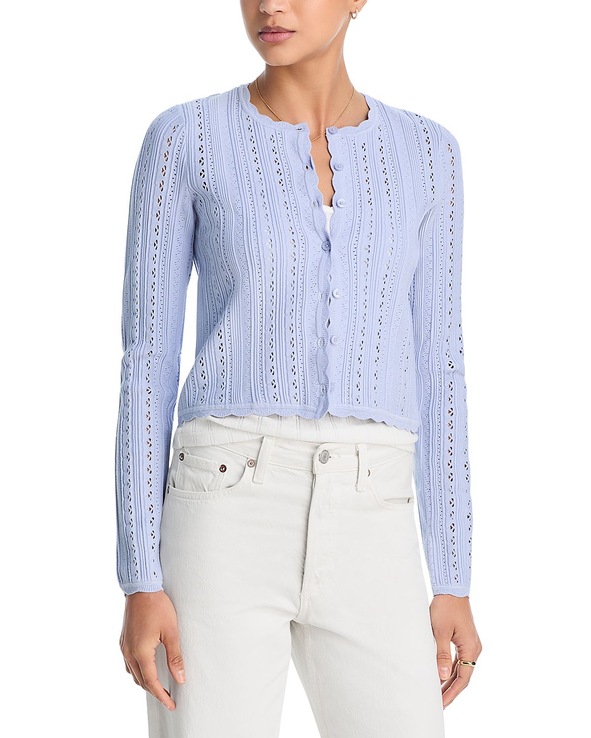 LoveShackFancy Peridot Cardigan Sweater
