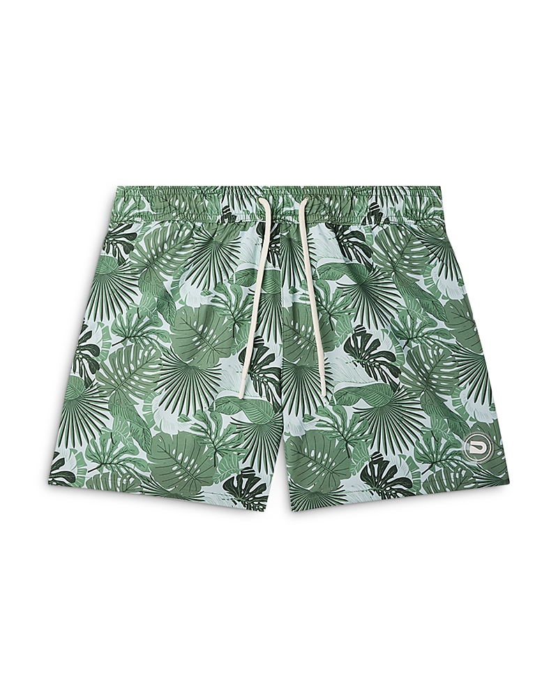 The Drip Shop Boys' Jungle Palms Swim Shorts - Big Kid