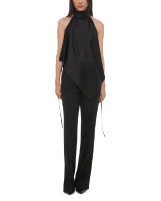Helmut Lang Silk Tie Scarf Top | Bloomingdale's Women