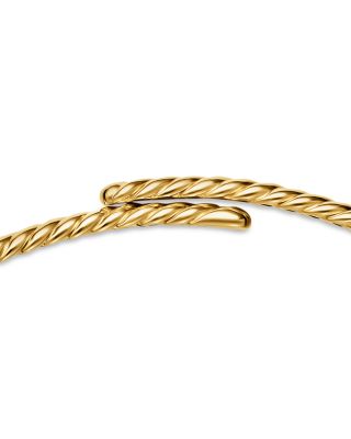 Sculpted Cable Flex Necklace in 18K Yellow Gold, 5mm