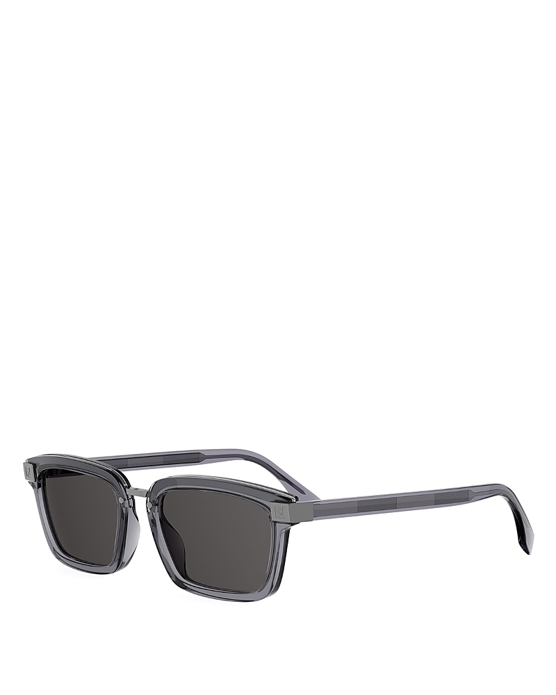 Fendi Sky Rectangular Sunglasses, 53mm