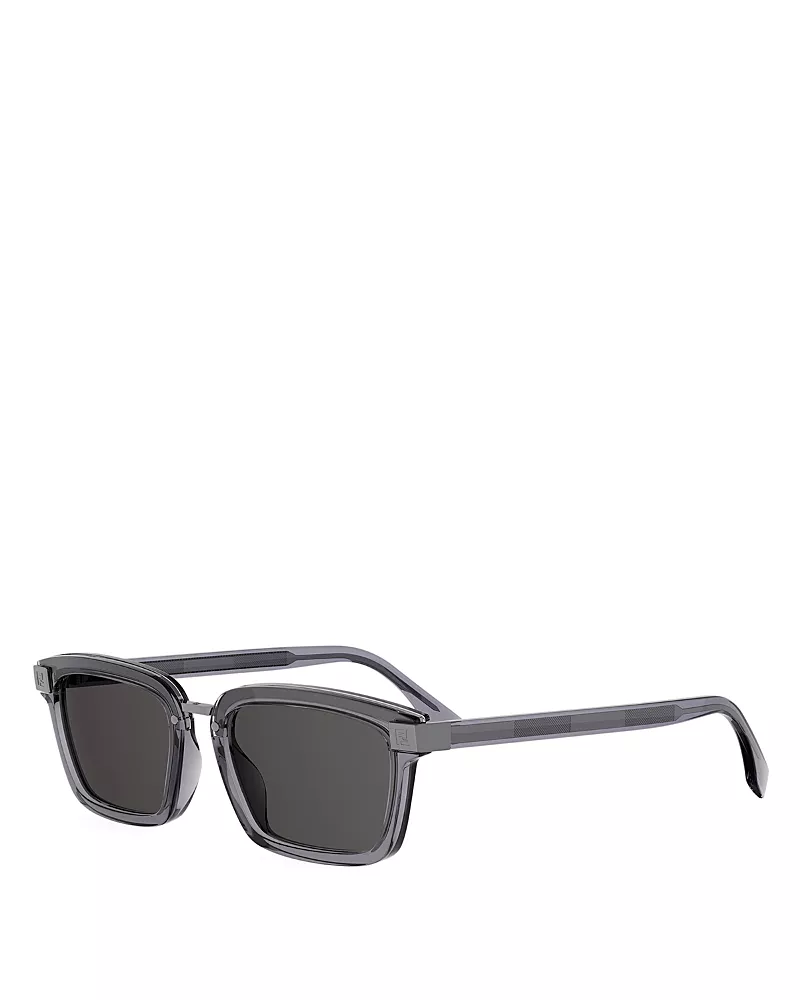 Fendi Sky Rectangular Sunglasses, 53mm